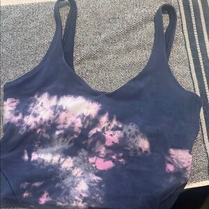 Stylish Women's Tie-Dye Tank Top Cropped